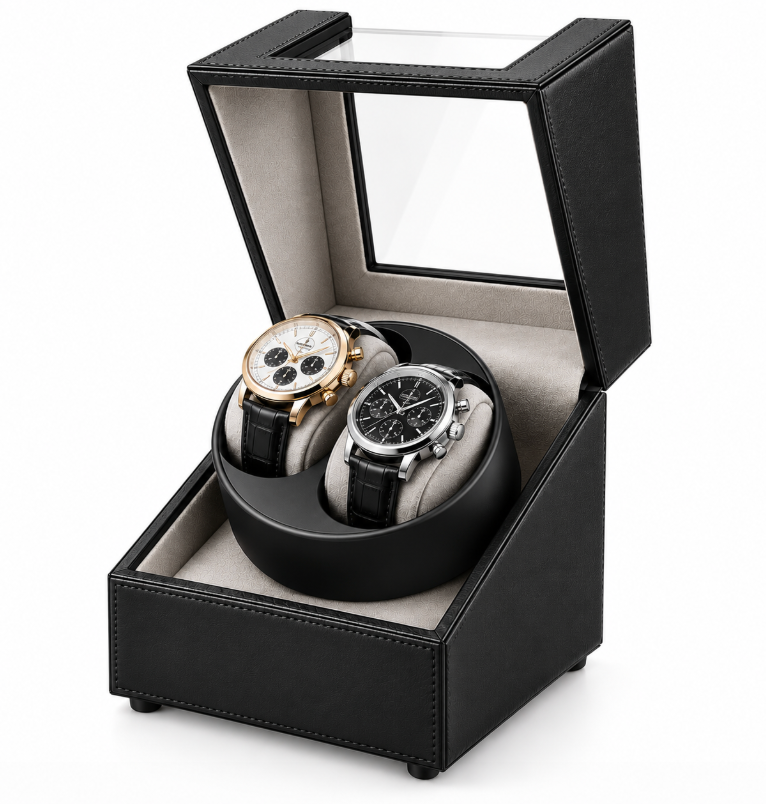 Remontoir automatique 2 montres – Ébène