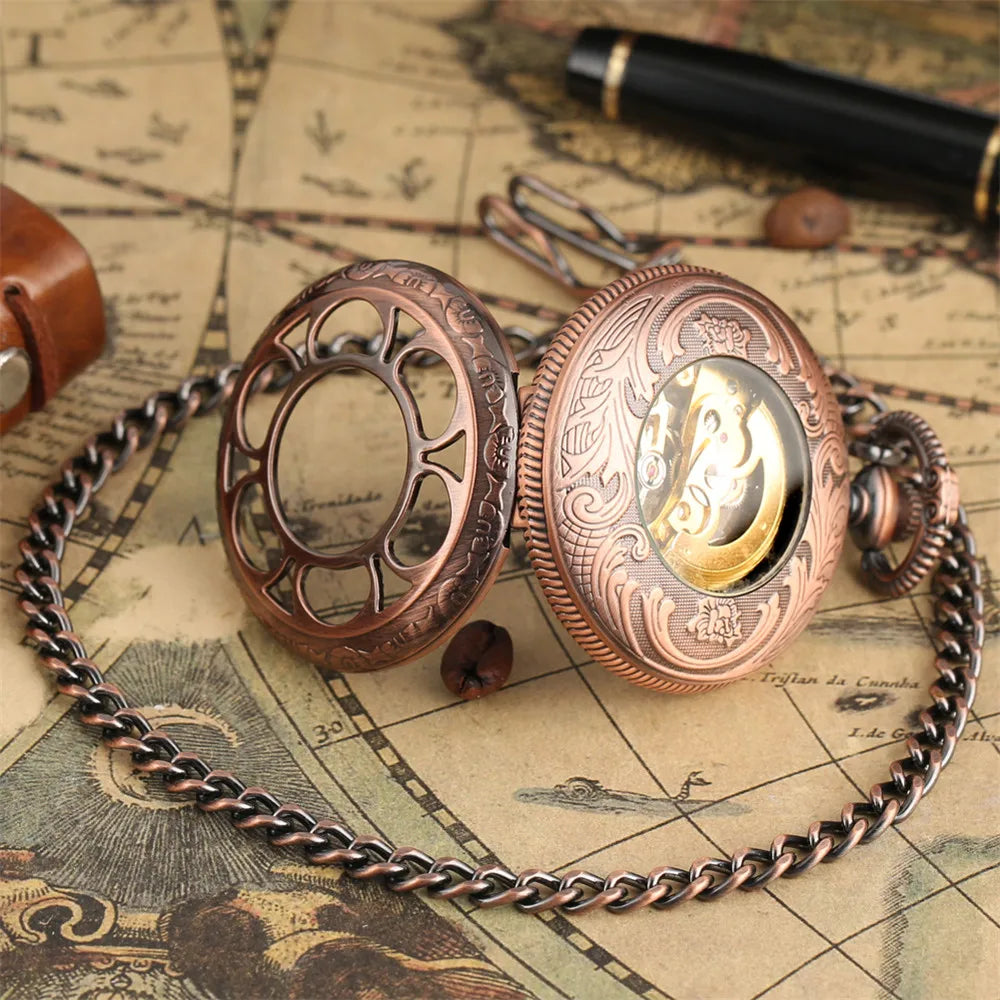 Montre Gousset Mécanique Rose Gold