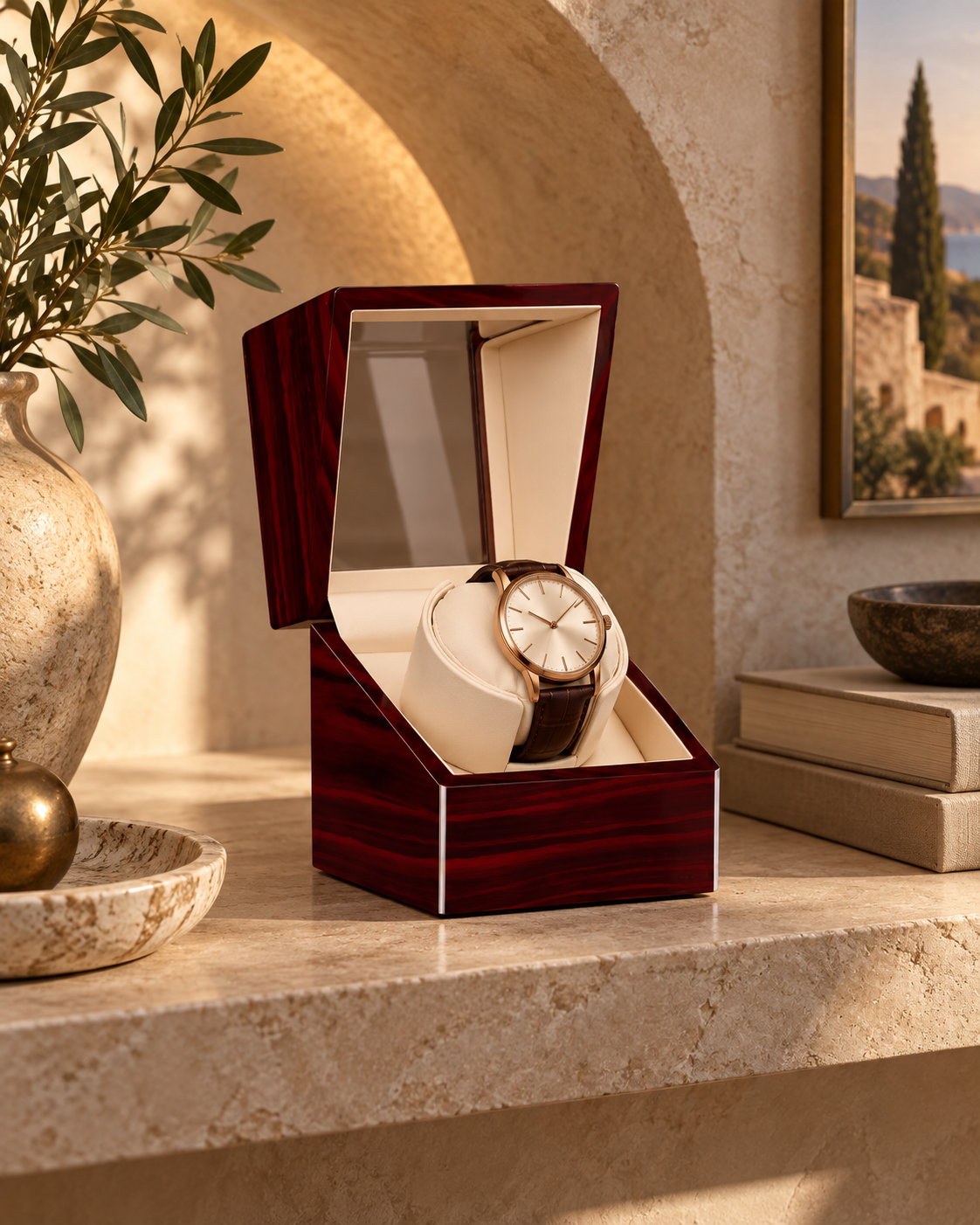 Remontoir en Bois 1 montre – Venise