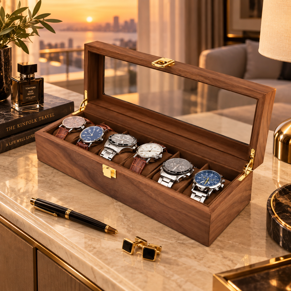 Boîte à Montres en Bois – Écrin Valmont