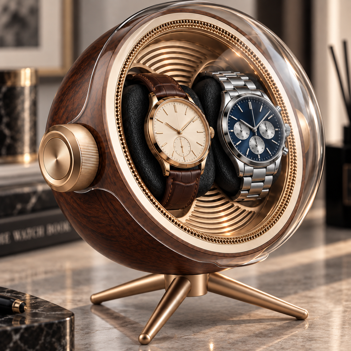 Remontoir Automatique 2 Montres – Sphère Héritage